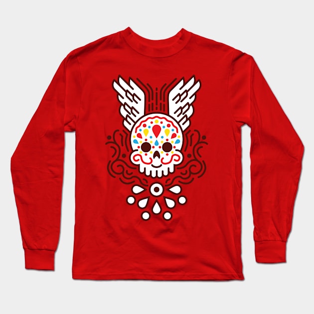 Day of The Dead Long Sleeve T-Shirt by LAckas